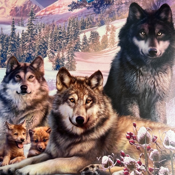 New Ravensburger Jigsaw Puzzle Wolves in the Snow 160129 Sealed 2000 Pieces 2019 - Picture 2 of 6